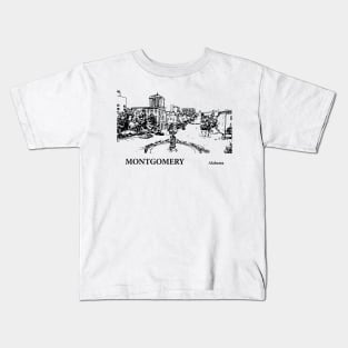 Montgomery - Alabama Kids T-Shirt